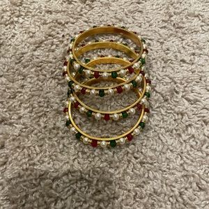 New Red, green and white pearl bengals